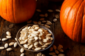 Pumpkin seeds are sexually evoke sexual energy